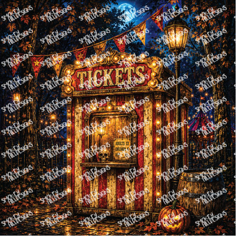 PatternPly® Transparent Halloween Series Volume 5 Spooky Midway 10