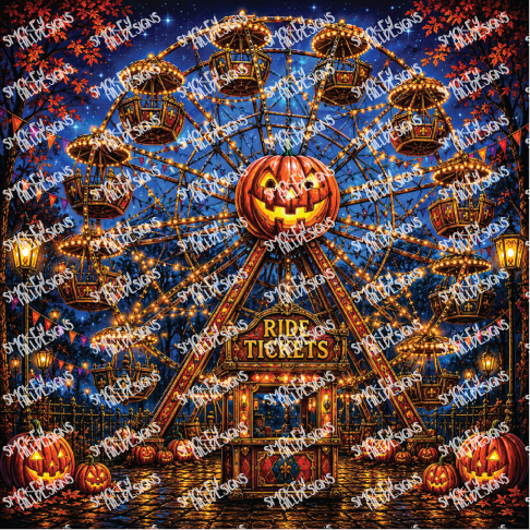 PatternPly® Transparent Halloween Series Volume 5 Spooky Midway 12