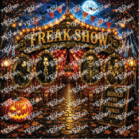 PatternPly® Transparent Halloween Series Volume 5 Spooky Midway 13