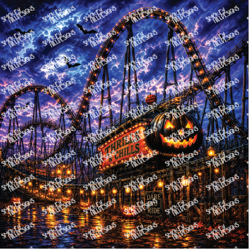 PatternPly® Transparent Halloween Series Volume 5 Spooky Midway 14