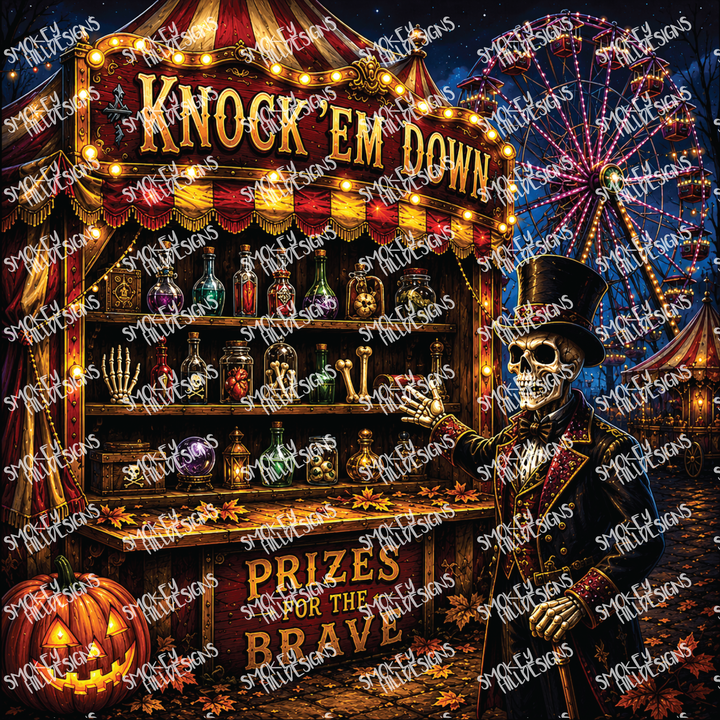 PatternPly® Transparent Halloween Series Volume 5 Spooky Midway 1