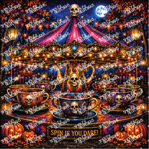 PatternPly® Transparent Halloween Series Volume 5 Spooky Midway 22