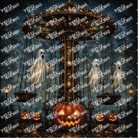 PatternPly® Transparent Halloween Series Volume 5 Spooky Midway 9