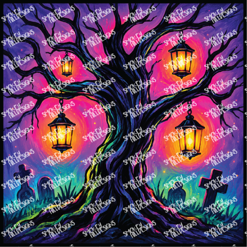 PatternPly® Transparent Halloween Series Volume 6 Neon Halloween 10