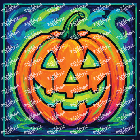 PatternPly® Transparent Halloween Series Volume 6 Neon Halloween 1