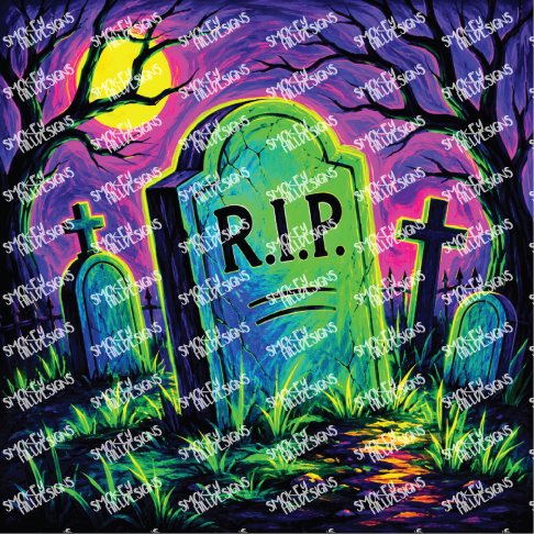 PatternPly® Transparent Halloween Series Volume 6 Neon Halloween 20
