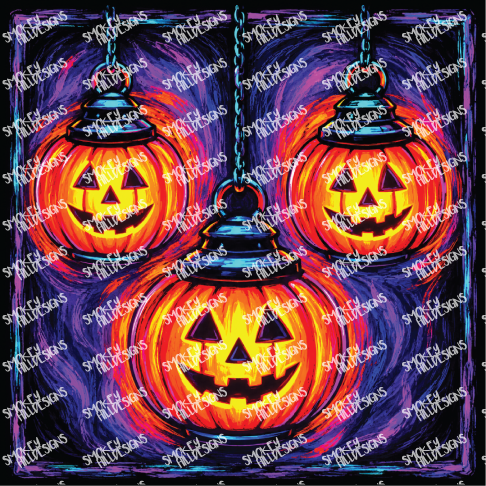 PatternPly® Transparent Halloween Series Volume 6 Neon Halloween 27