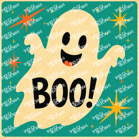 PatternPly® Full Coverage Halloween Series Volume 8 Mid Century Halloween 14