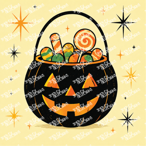 PatternPly® Transparent Halloween Series Volume 8 Mid Century Halloween 15
