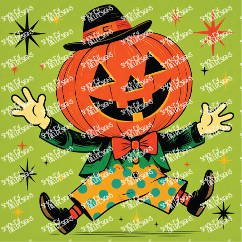 PatternPly® Transparent Halloween Series Volume 8 Mid Century Halloween 21