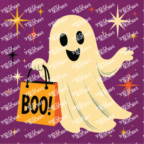 PatternPly® Transparent Halloween Series Volume 8 Mid Century Halloween 4
