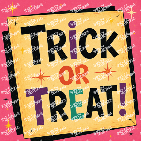 PatternPly® Transparent Halloween Series Volume 8 Mid Century Halloween 7