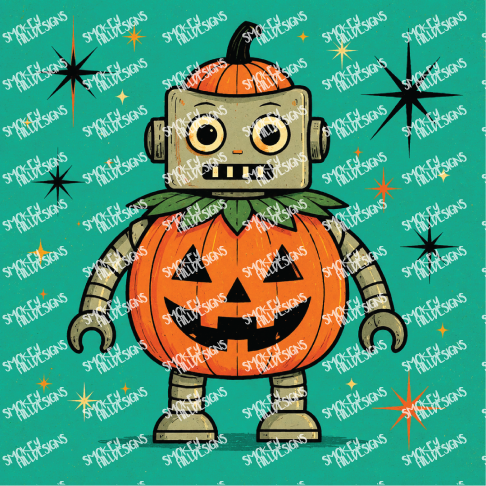 PatternPly® Transparent Halloween Series Volume 8 Mid Century Halloween 8