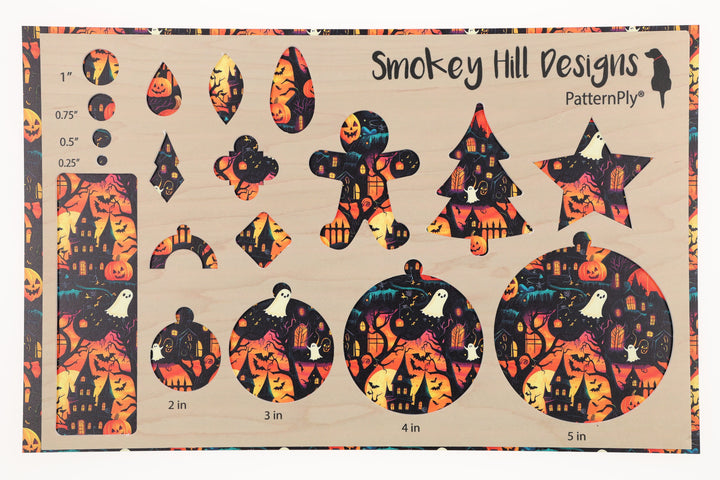 PatternPly® Transparent Haunted Houses