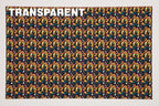 PatternPly® Transparent Haunted Houses Micro sheet showing the pattern