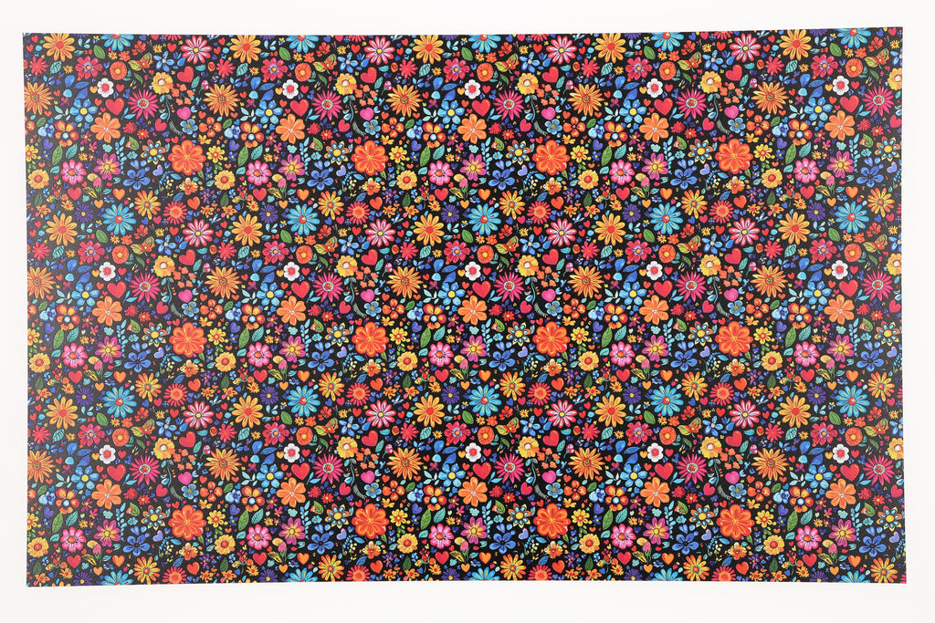 PatternPly® Full Coverage Hearts and Flowers product photo 2