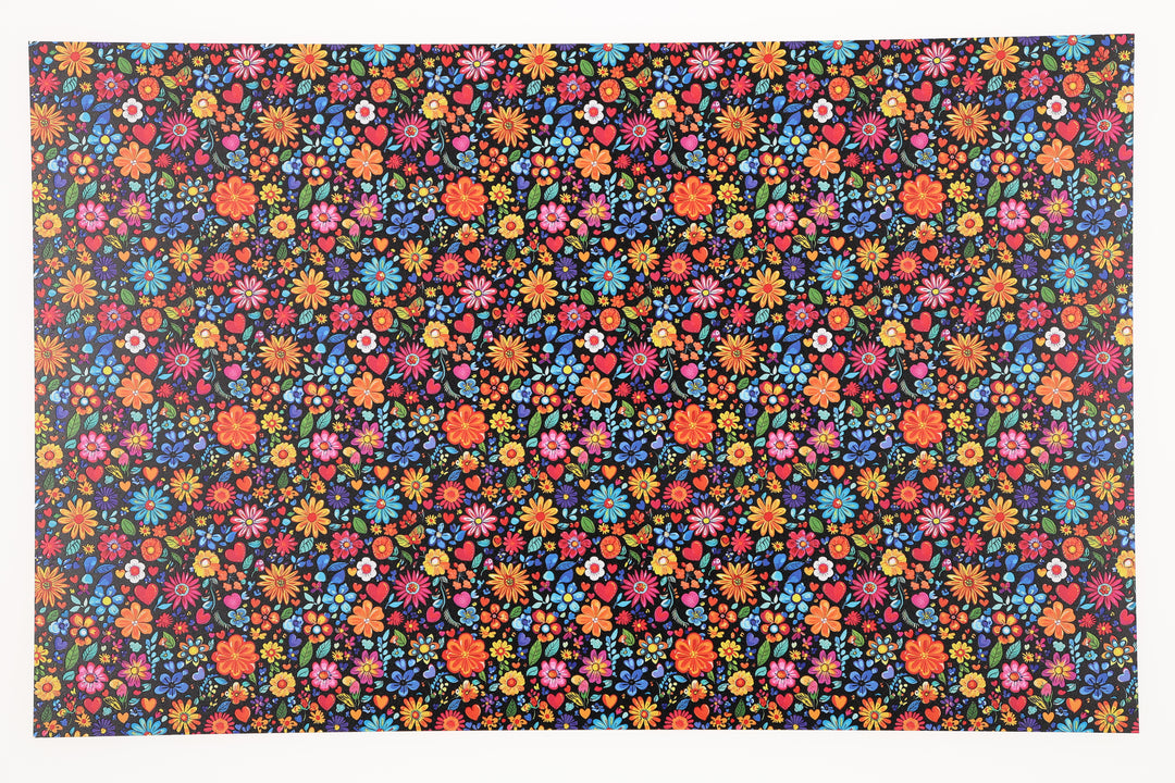 PatternPly® Full Coverage Hearts and Flowers