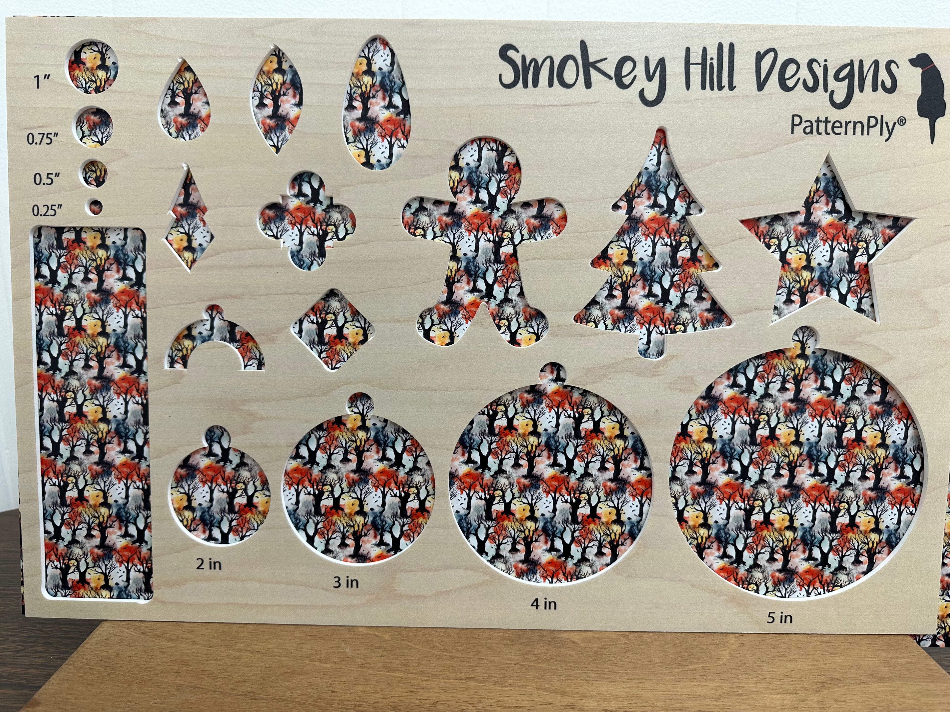 PatternPly® Full Coverage Watercolor Spooky Trees product photo 2