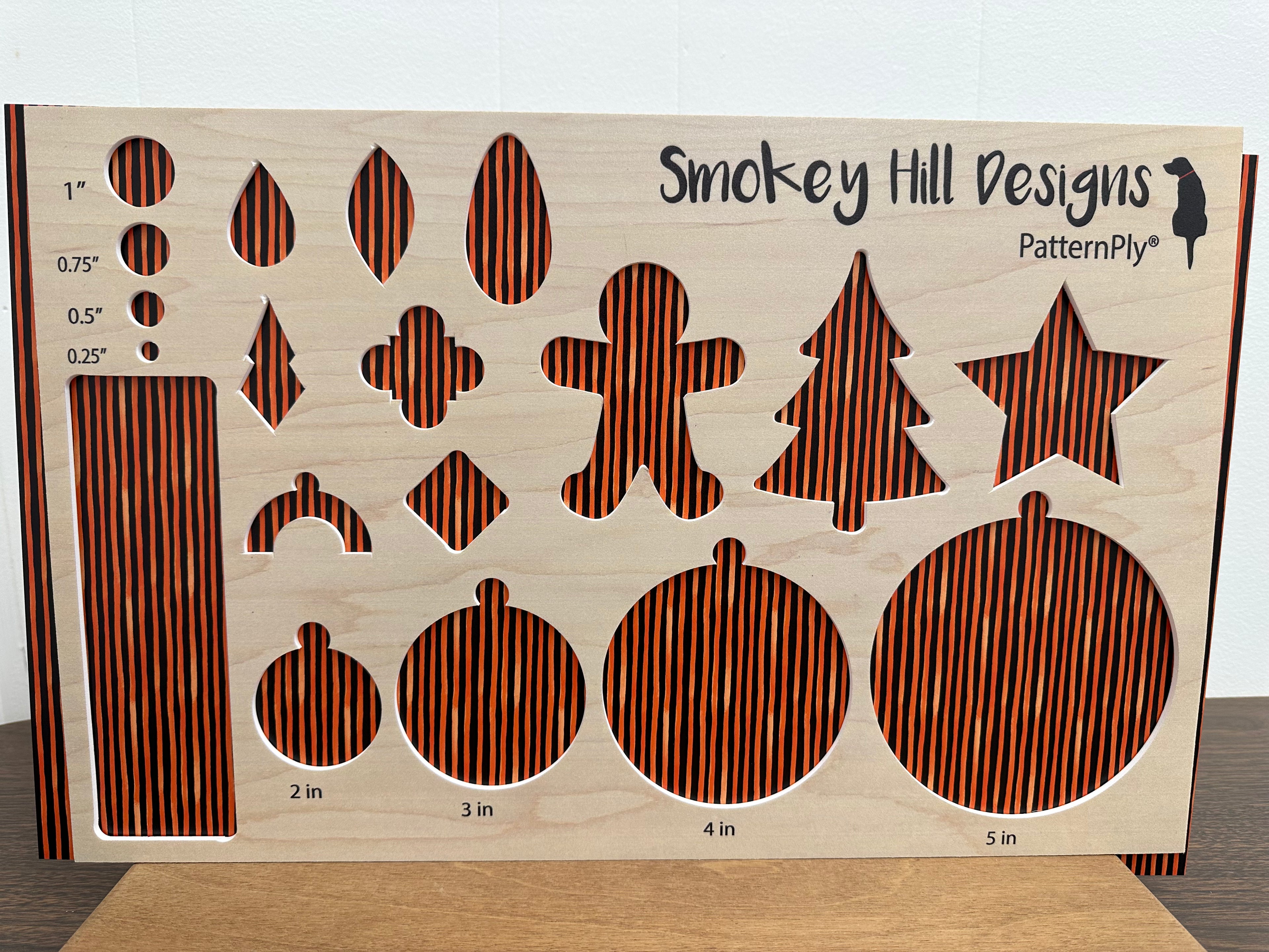 PatternPly® Full Coverage Watercolor Halloween Stripes product photo 2