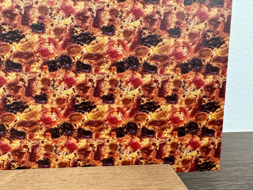 PatternPly® Full Coverage Full Coverage Fruitcake sheet showing the pattern