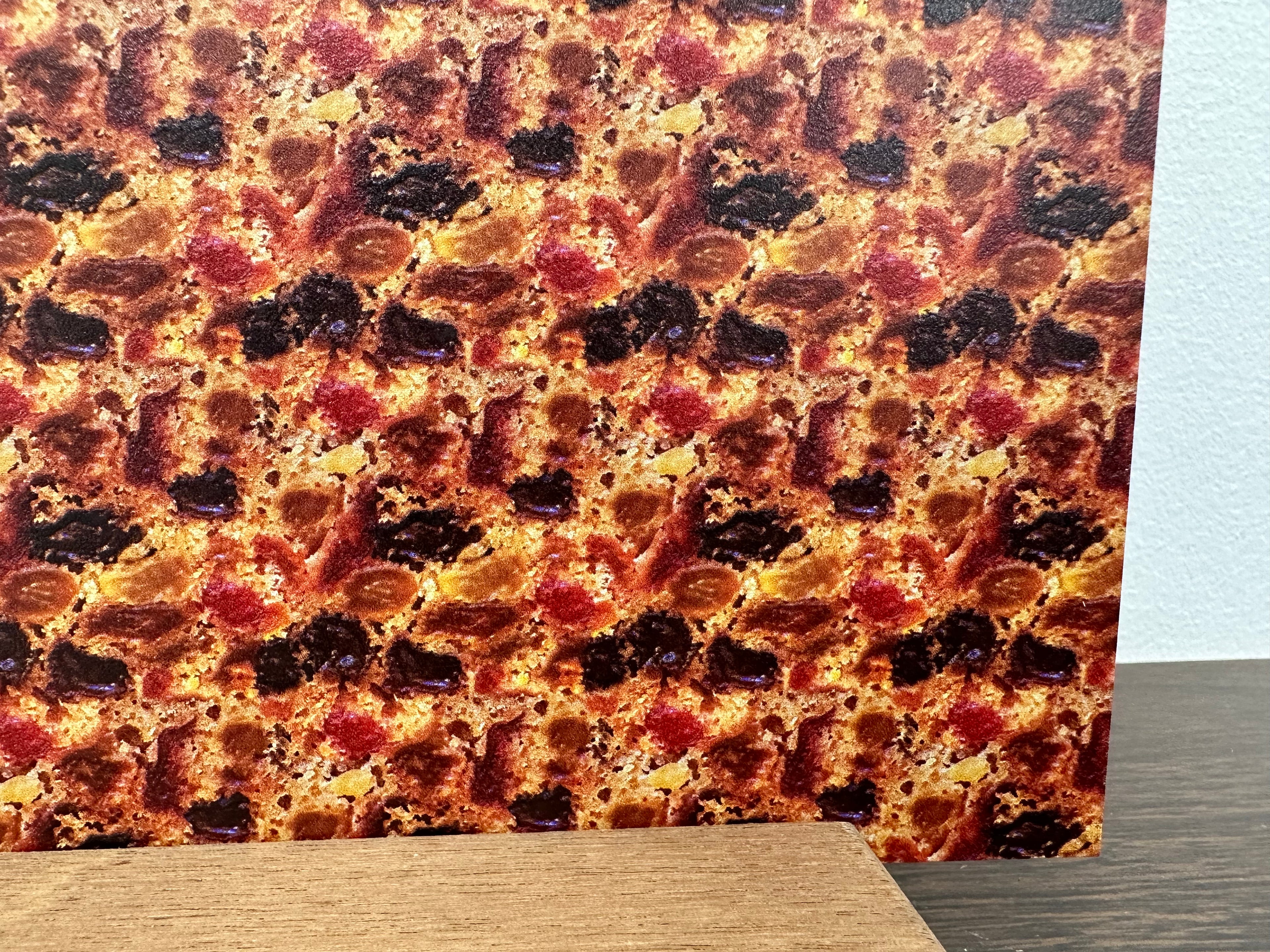 PatternPly® Full Coverage Full Coverage Fruitcake sheet showing the pattern