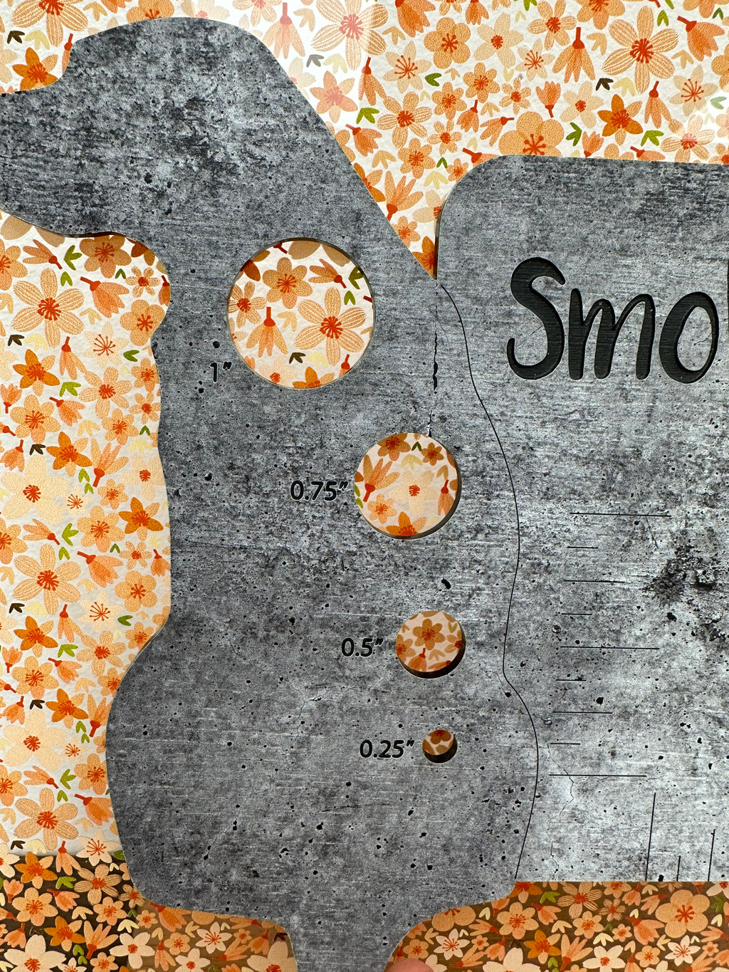 PatternPly® Scattered Micro Orange Floral product photo 4