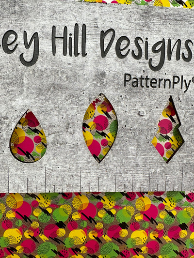 PatternPly® Scattered Colorful 80s Circles Trio