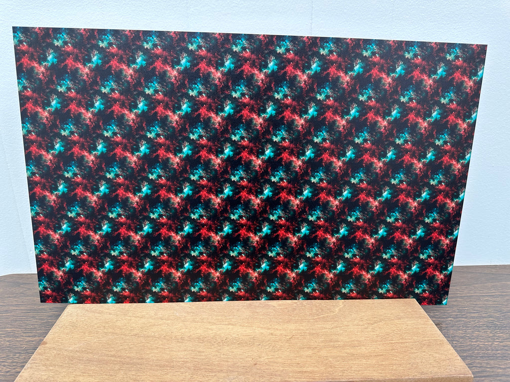 PatternPly® Full Coverage Green and Red Christmas Galaxy product photo 3