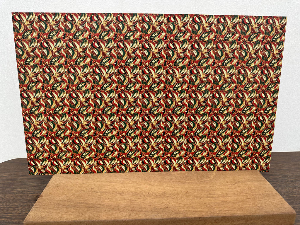 PatternPly® Full Coverage Abstract Red, Green, and Gold product photo 3