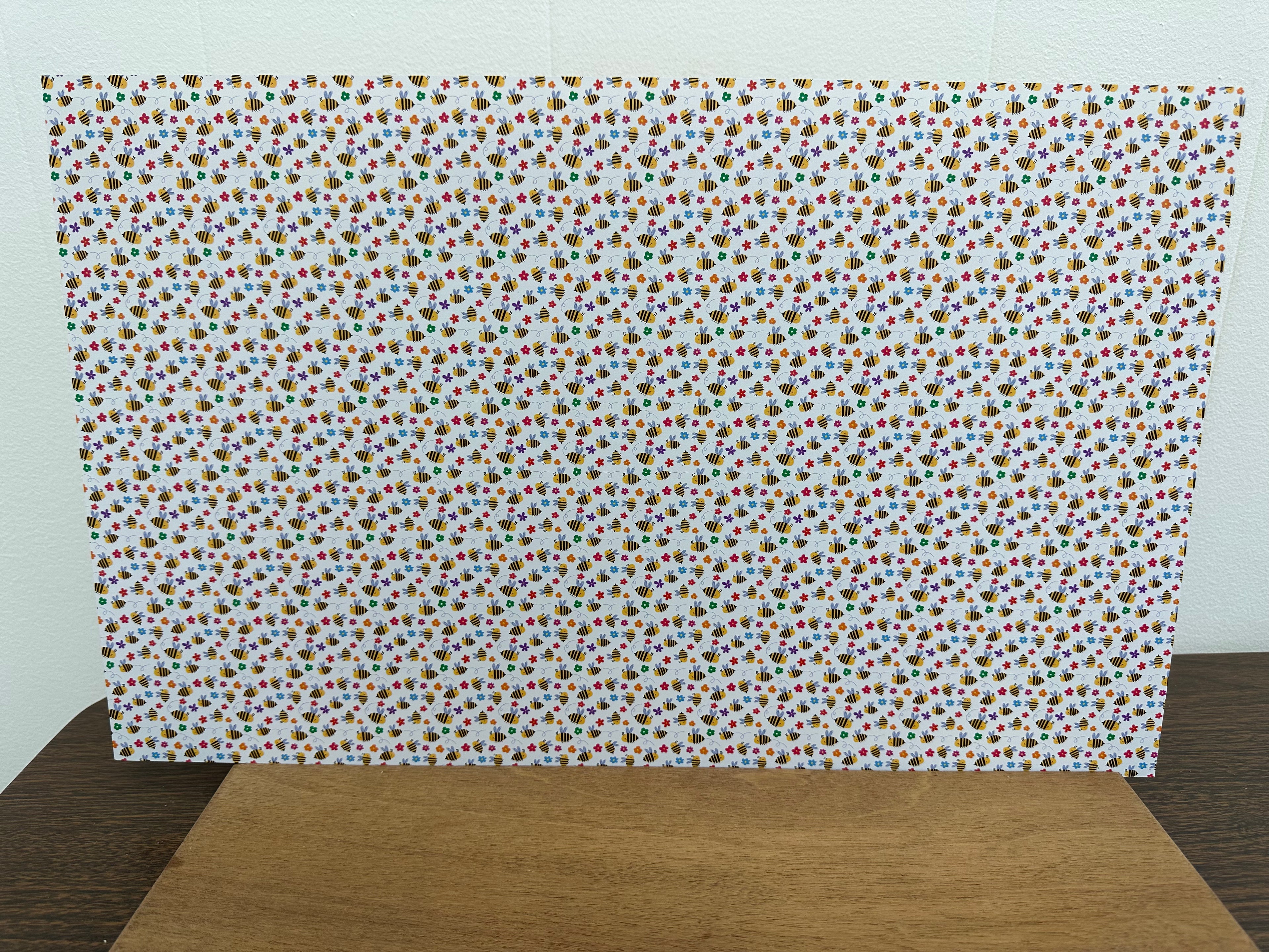 PatternPly® Full Coverage Cartoon Bees and Flowers product photo 3