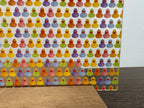 PatternPly® Scattered Rainbow Rubber Ducks sheet showing the pattern