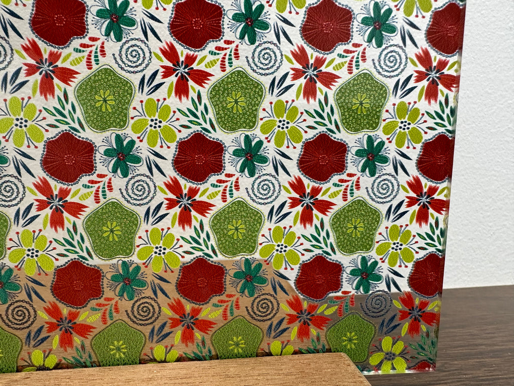 PatternPly® Scattered Freeform Christmas Floral sheet showing the pattern