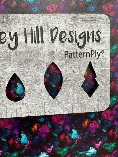 PatternPly® Blue, Teal, and Purple Alcohol Ink