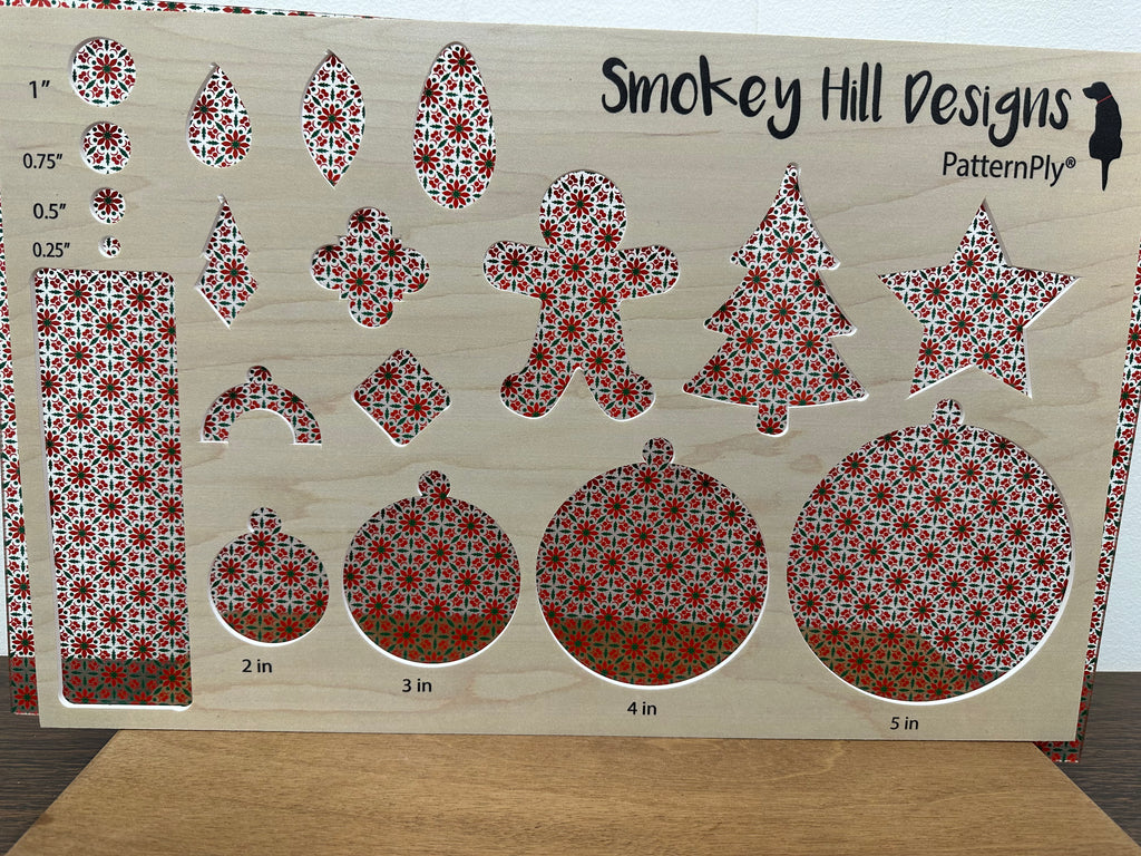 PatternPly® Scattered Poinsettia Mandala product photo 2