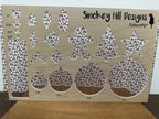 PatternPly® Scattered Micro Christmas Rainbows product photo 2
