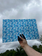 PatternPly® Transparent Icy Stained Glass sheet showing the pattern
