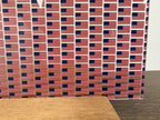 PatternPly® Scattered Micro American Flags sheet showing the pattern