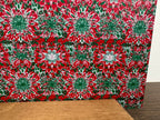 PatternPly® Full Coverage Christmas Preppy Floral sheet showing the pattern