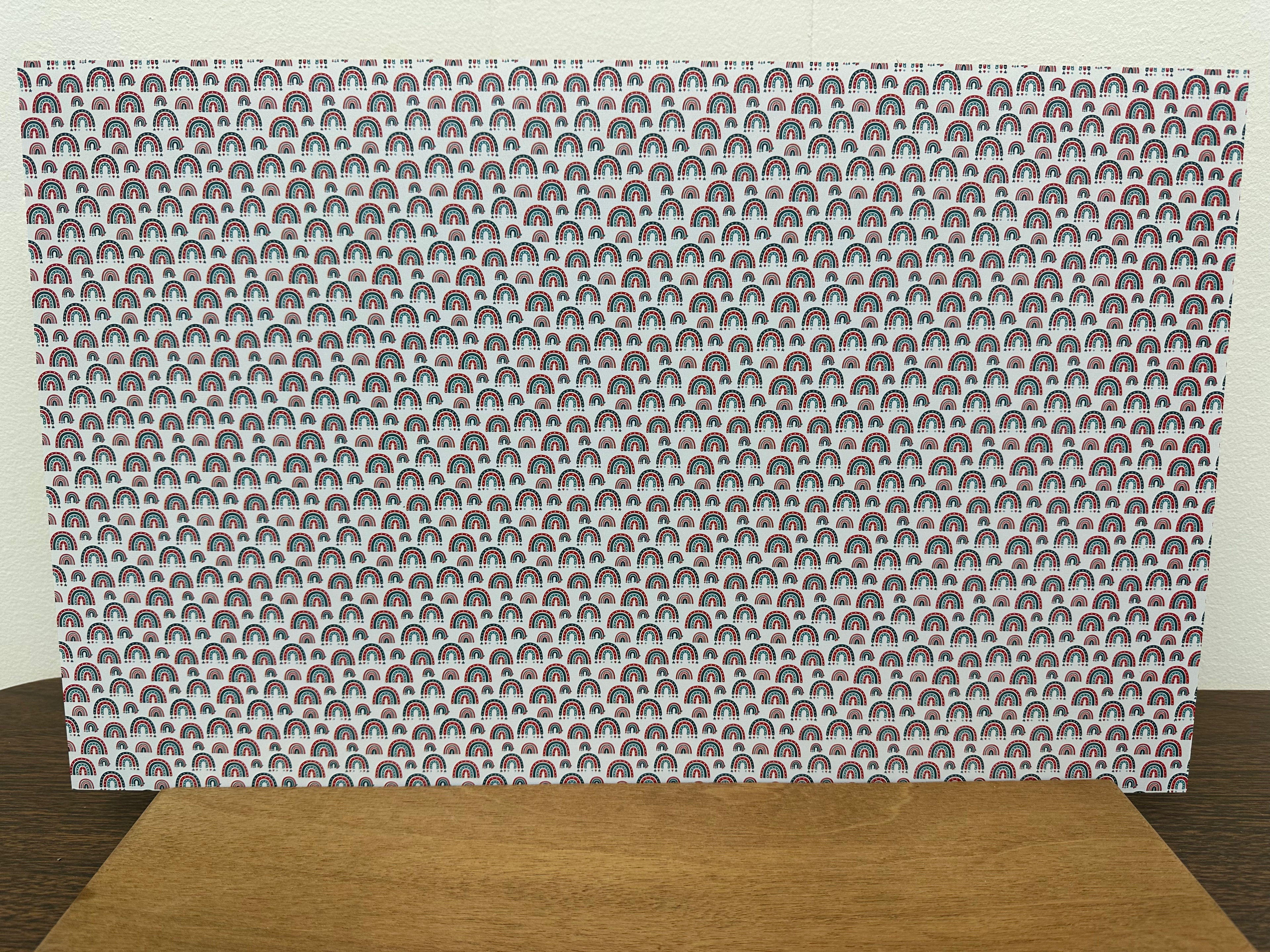 PatternPly® Full Coverage Micro Christmas Rainbows product photo 3