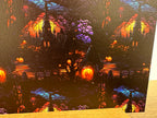 PatternPly® Full Coverage Haunted House Cemetery sheet showing the pattern