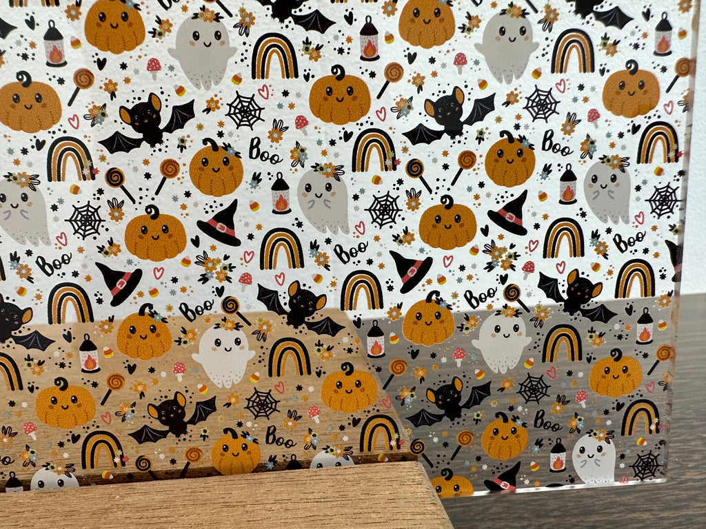 PatternPly® Scattered Cute Halloween sheet showing the pattern