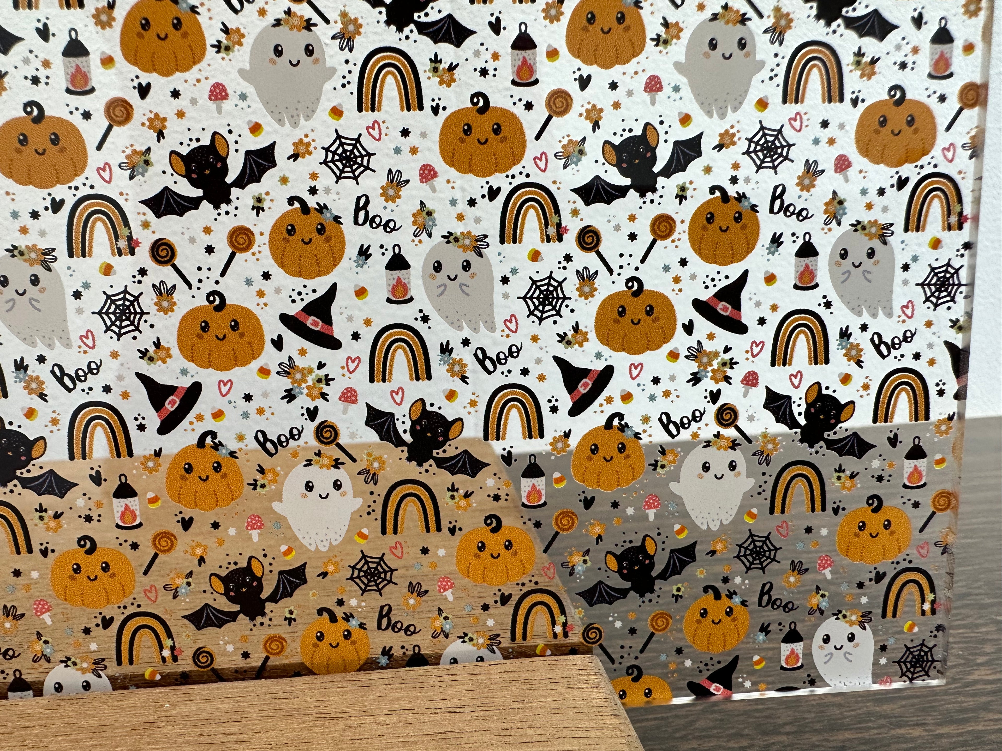 PatternPly® Scattered Cute Halloween sheet showing the pattern