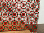PatternPly® Scattered Poinsettia Mandala sheet showing the pattern