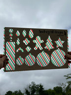 PatternPly® Transparent Green and Red Candy Cane product photo 2