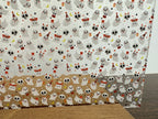 PatternPly® Scattered Friendly Ghosts sheet showing the pattern