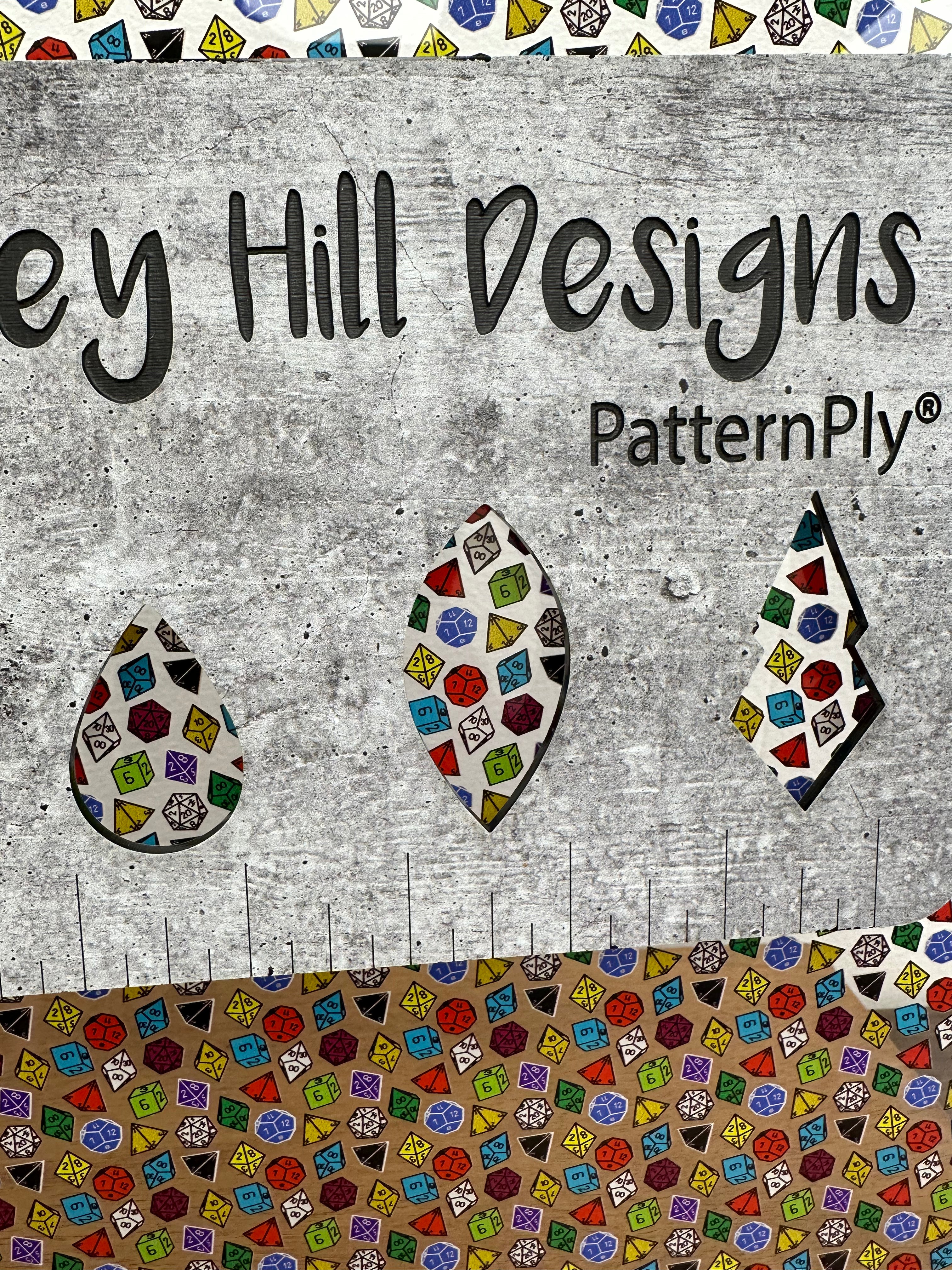 PatternPly® Scattered Mini Role Playing Dice product photo 2
