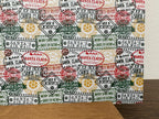 PatternPly® Full Coverage Santa Mail sheet showing the pattern
