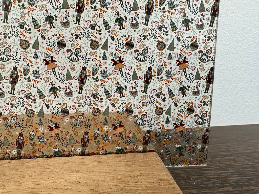 PatternPly® Scattered Neutral Nutcracker Ballet sheet showing the pattern