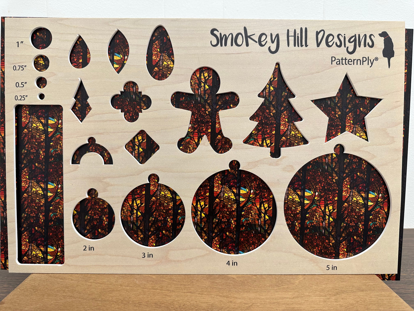 PatternPly® Stained Glass Fall Forest