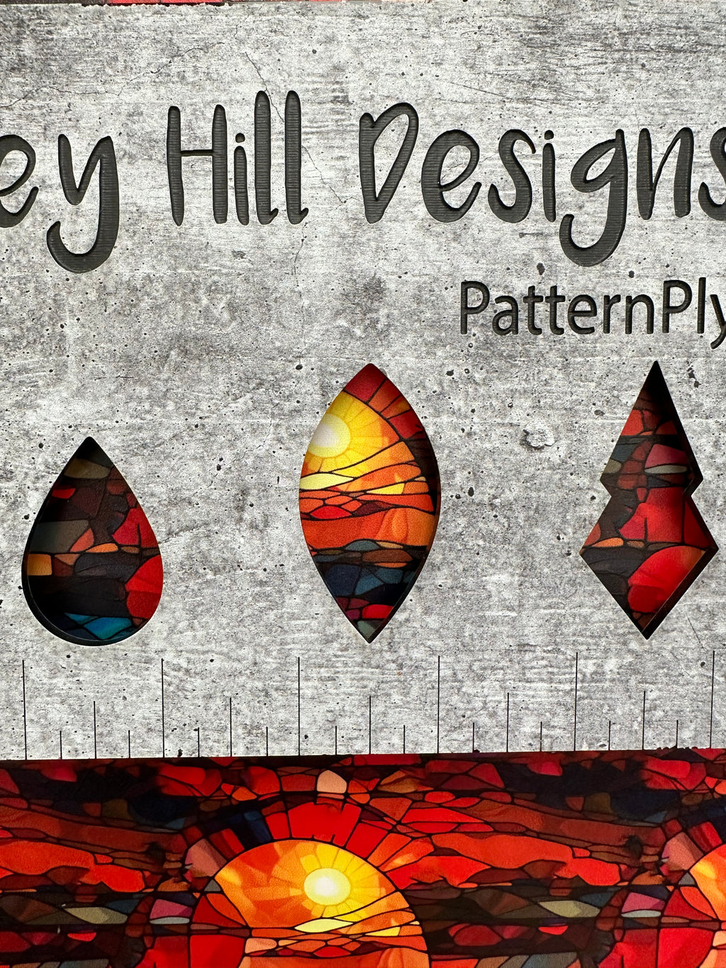 PatternPly® Full Coverage Abstract Sun Stained Glass product photo 2
